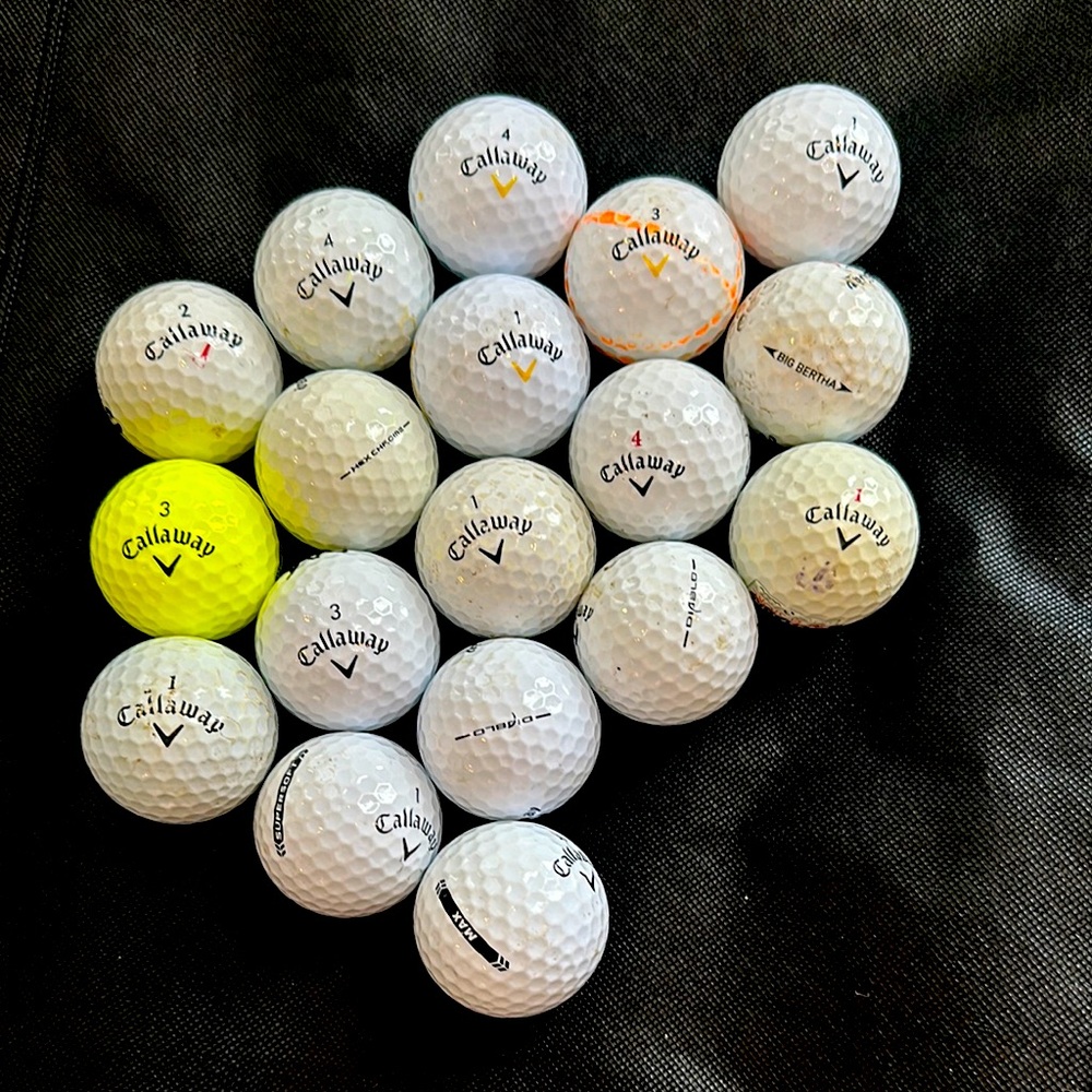 Assorted Callaway Golf Balls